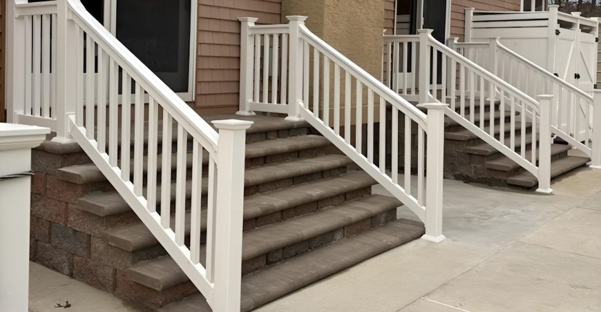 Custom Vinyl Hand Railing in Galloway, NJ