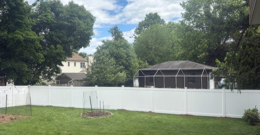 Vinyl Privacy Fence Installation in Bridgewater, NJ