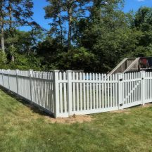 Vinyl Picket Fence Installation in Galloway, NJ